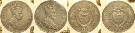 SOMALIA ITALIANA - VITTORIO EMANUELE III (1909-1925) 10 + 5 Lire 1925. Gig 32 e 33 AG NC Entrambe periziate Alex Numismatica SPL+