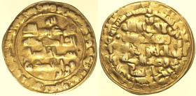ISLAM, Buwayhids, Baha' al-Dawla Abu Nasr Firuz Kharshah (AH 379-403/ 989-1012 d.C.): dinar, zecca Suq al- Ahwaz AH 39[...]. (Album 1573)  AU Oro Gold...
