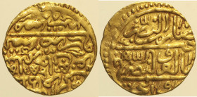 ISLAM Ottomani, Murad III (AH982-1003/1574-1595) Sultani 982h, zecca Misr (Album#1332.2; Nuri Pere#274) AU Oro Gold gr. 3,45