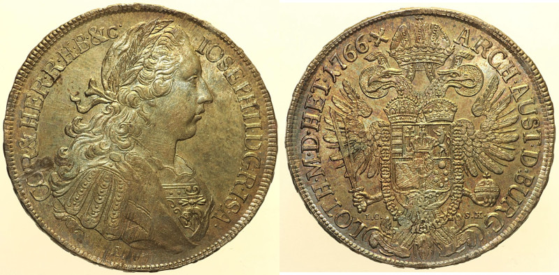 AUSTRIA - SACRO ROMANO IMPERO - Giuseppe II (1741-1805) Tallero (1765/1777) zecc...