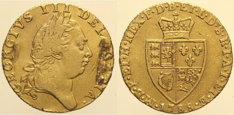 GRAN BRETAGNA - Giorgio III (1760-1820) Guinea 1788 F.356 - KM/WC.18/609 p. 574 ...