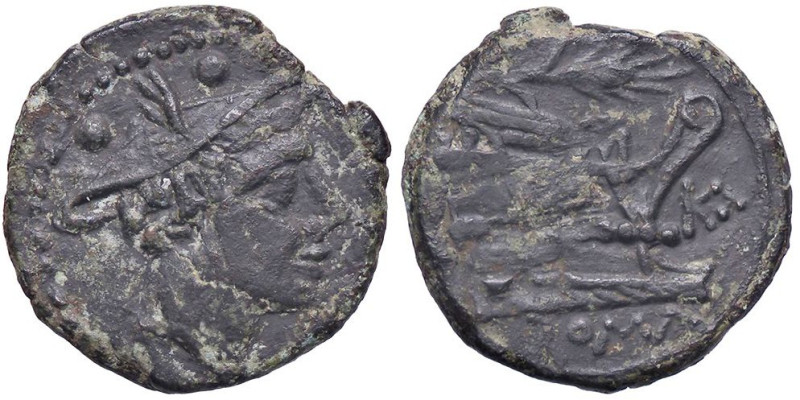 ROMANE REPUBBLICANE - ANONIME - Monete con simboli o monogrammi (211-170 a.C.) -...