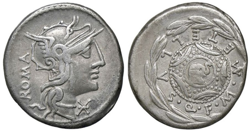 ROMANE REPUBBLICANE - CAECILIA - M. Caecilius Q. f. Q. n. Metellus (127 a.C.) - ...