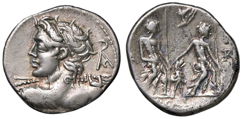 ROMANE REPUBBLICANE - CAESIA - Lucius Caesius (112-111 a.C.) - Denario B. 1; Cr....