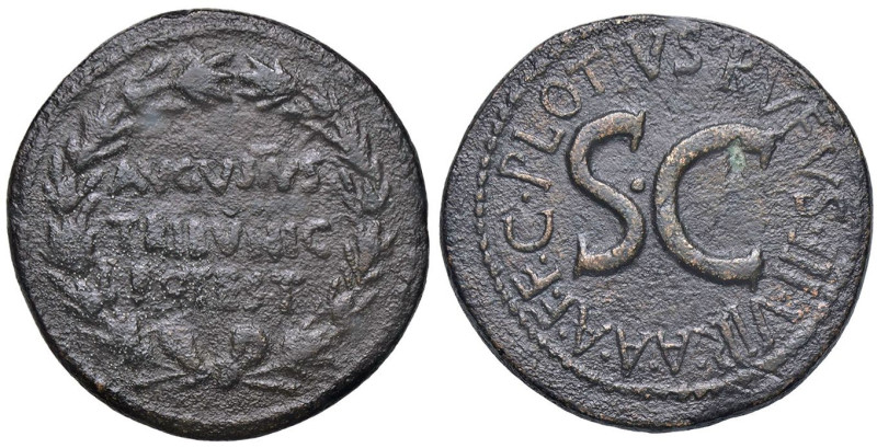 ROMANE IMPERIALI - Augusto (27 a.C.-14 d.C.) - Asse C. 502 (22 Fr.) (AE g. 12,06...