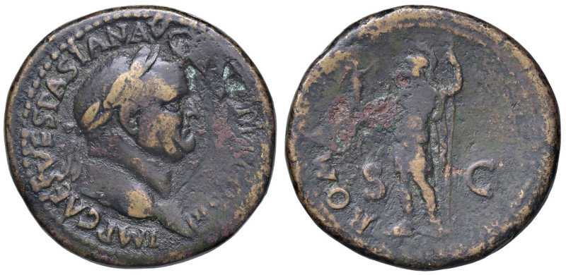 ROMANE IMPERIALI - Vespasiano (69-79) - Sesterzio C. 419 (AE g. 24,43)

Status...