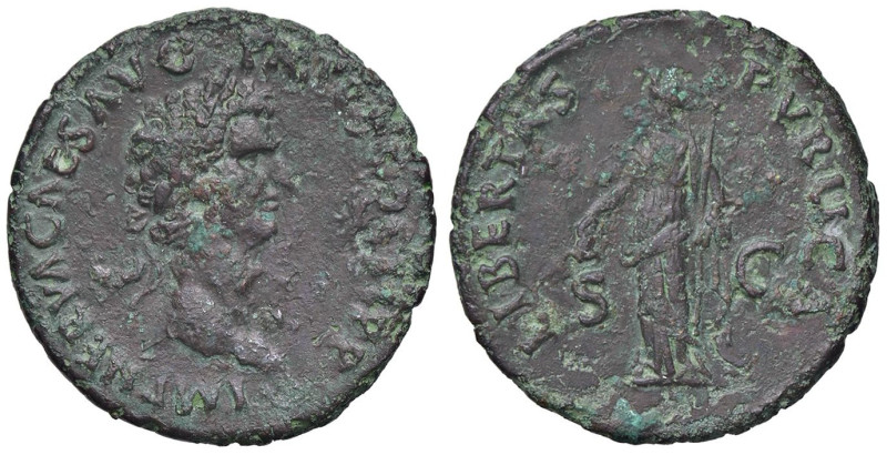 ROMANE IMPERIALI - Nerva (96-98) - Asse C. 108 (AE g. 8,92)

Status: bel BB