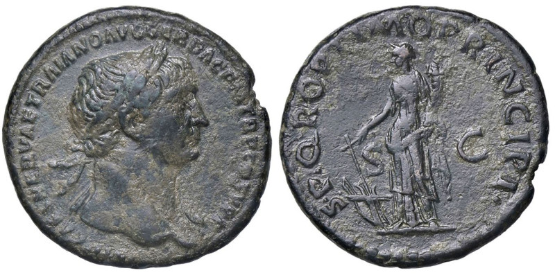 ROMANE IMPERIALI - Traiano (98-117) - Asse C. 478 (AE g. 11,68)

Status: BB+