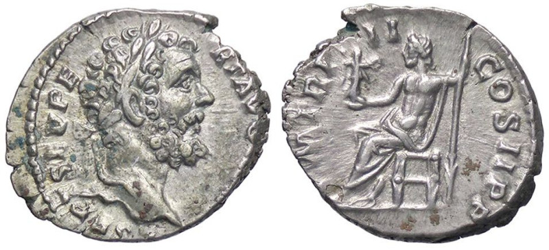 ROMANE IMPERIALI - Settimio Severo (193-211) - Denario (AG g. 3,25)

Status: S...