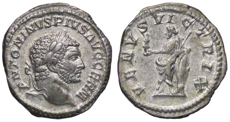 ROMANE IMPERIALI - Caracalla (198-217) - Denario C. 606; RIC 311b (AG g. 2,9)
...