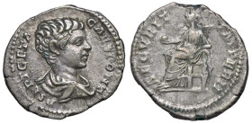 ROMANE IMPERIALI - Geta (209-212) - Denario C. 183; RIC 20a  (AG g. 3,29)