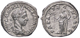 ROMANE IMPERIALI - Alessandro Severo (222-235) - Denario   (AG g. 3,27)