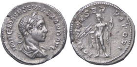 ROMANE IMPERIALI - Alessandro Severo (222-235) - Denario   (AG g. 3,25)