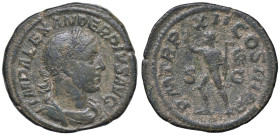 ROMANE IMPERIALI - Alessandro Severo (222-235) - Sesterzio   (AE g. 23,08)