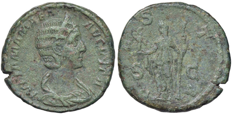 ROMANE IMPERIALI - Giulia Mamea (madre di A. Severo) - Sesterzio C. 83; RIC 708 ...