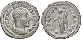 ROMANE IMPERIALI - Massimino I (235-238) - Denario C. 75; RIC 20  (AG g. 2,99) Frattura di conio