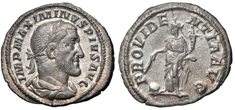 ROMANE IMPERIALI - Massimino I (235-238) - Denario C. 77; RIC 13 (AG g. 1,71)
...