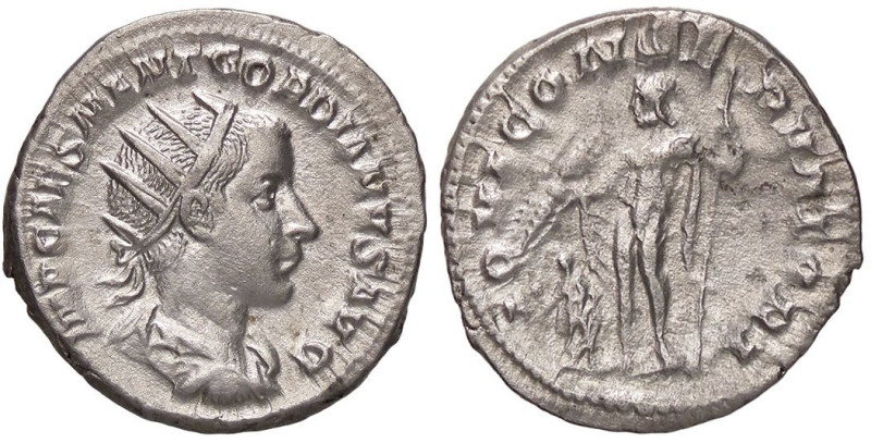 ROMANE IMPERIALI - Gordiano III (238-244) - Antoniniano C. 105; RIC 2 (AG g. 3,8...