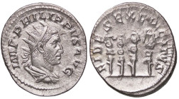 ROMANE IMPERIALI - Filippo I (244-249) - Antoniniano C. 50; RIC 62  (AG g. 4,16)