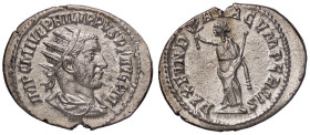 ROMANE IMPERIALI - Filippo I (244-249) - Antoniniano C. 113; RIC 69  (AG g. 4,5)