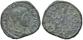 ROMANE IMPERIALI - Filippo I (244-249) - Sesterzio C. 216  (AE g. 16,45)