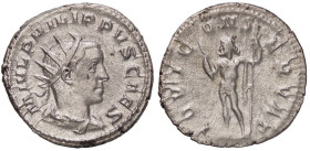 ROMANE IMPERIALI - Filippo II (247-249) - Antoniniano C. 13  (AG g. 4,26)