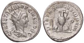 ROMANE IMPERIALI - Erennio Etrusco (251) - Antoniniano C. 14; RIC 143  (AG g. 4,05)