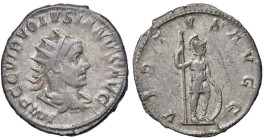 ROMANE IMPERIALI - Volusiano (251-253) - Antoniniano C. 133; RIC 206  (AG g. 3,6)