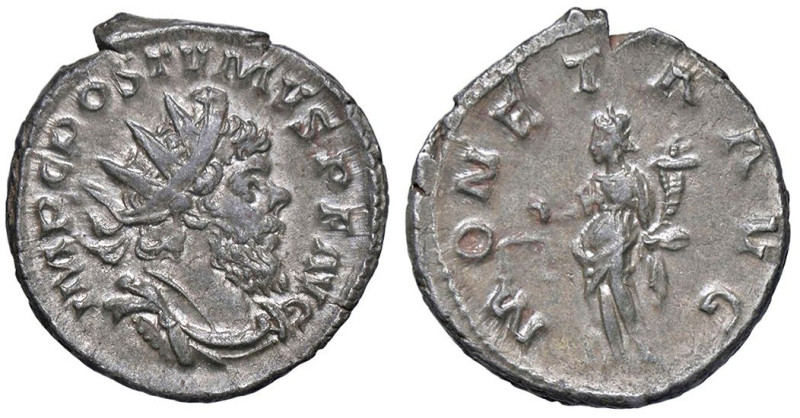 ROMANE IMPERIALI - Postumo (259-278) - Antoniniano RIC 75 (MI g. 4,52)

Status...