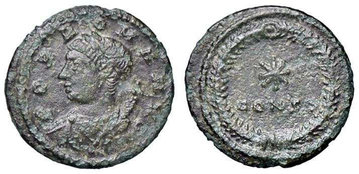 ROMANE IMPERIALI - Costantino I (306-337) - AE 4 C. 2; RIC 22 (MI g. 1,04)

St...