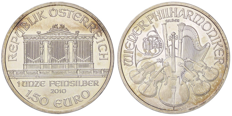 ESTERE - AUSTRIA - Seconda Repubblica (1945) - 1,5 Euro 2010 - Filarmonica di Vi...