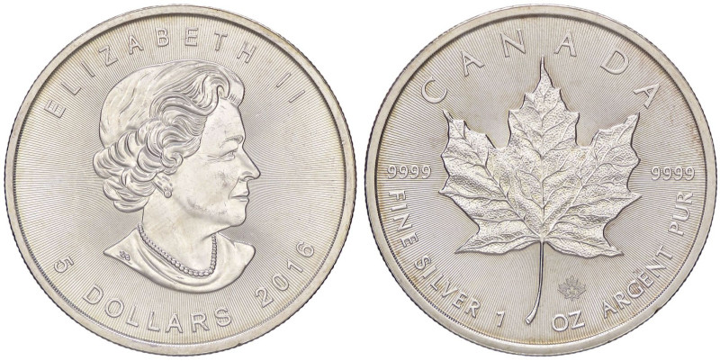 ESTERE - CANADA - Elisabetta II (1952-2022) - 5 Dollari 2016 AG

Status: qFDC/...