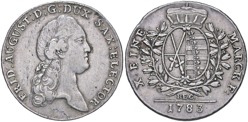 ESTERE - GERMANIA - SASSONIA - Federico Augusto III (1763-1806) - Tallero 1783 I...