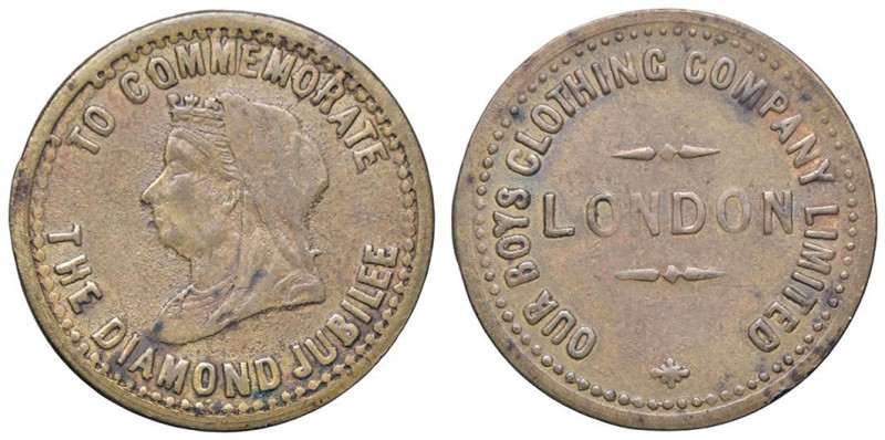 ESTERE - GRAN BRETAGNA - Vittoria (1837-1901) - Token The Diamond Jubilee OT

...