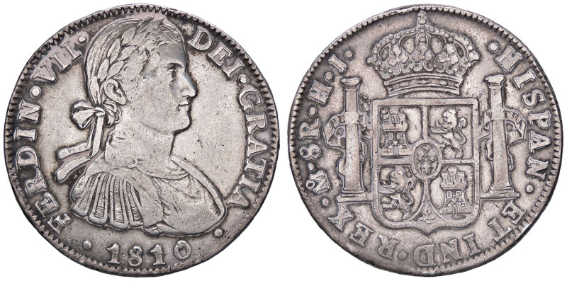 ESTERE - MESSICO - Ferdinando VII (1808-1821) - 8 Reales 1810 Mo HJ Kr. 110 AG
...