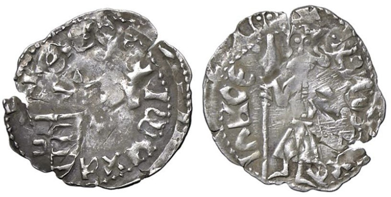 ESTERE - ROMANIA-VALACCHIA - Michele I (1418-1420) - Denaro RR (AG g. 0,35)

S...