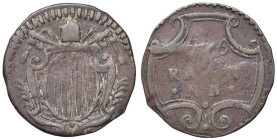 Rame Pontificio da Benedetto XIV (Gubbio e Ravenna), parte IV - RAVENNA - Benedetto XIV (1740-1758) - Quattrino 1746 Munt. 702; DV 83 RR CU