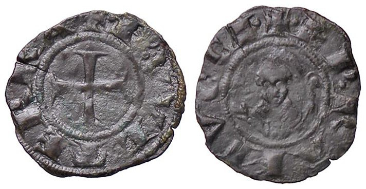 ZECCHE ITALIANE - CASOLE - Ranuccio Allegretti (1320-1348) - Denaro Piccolo CNI ...