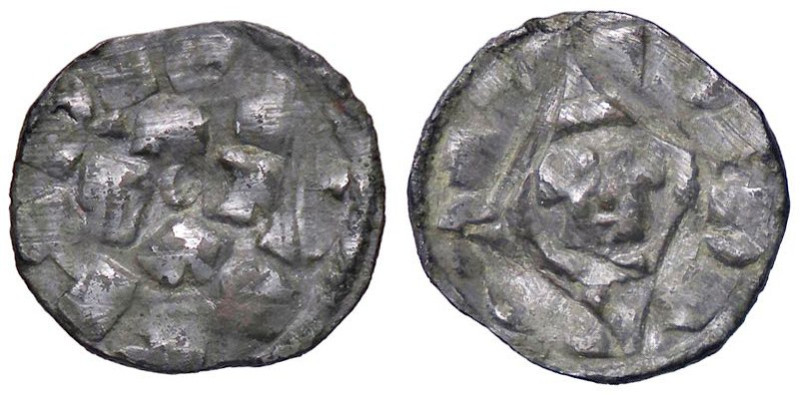 ZECCHE ITALIANE - LUCCA - Enrico III, IV o V di Franconia (1039-1125) - Denaro M...