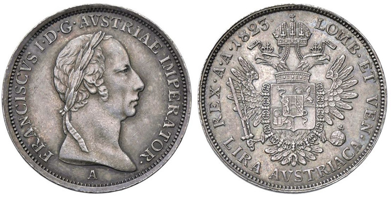 ZECCHE ITALIANE - MILANO - Francesco I d'Asburgo-Lorena (1815-1835) - Lira austr...