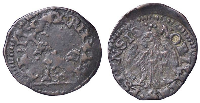 ZECCHE ITALIANE - REGGIO EMILIA - Alfonso II d'Este (1559-1597) - Sesino CNI 85/...