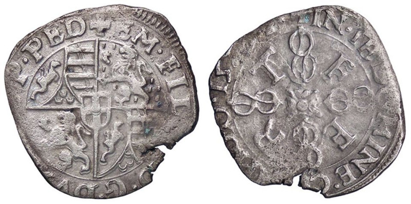 SAVOIA - Emanuele Filiberto (1553-1580) - Soldo MIR 535 NC (MI g. 1,36)III tipo...