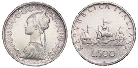 REPUBBLICA ITALIANA - Repubblica Italiana (monetazione in lire) (1946-2001) - 500 Lire 1969 - Caravelle Mont. 13  AG