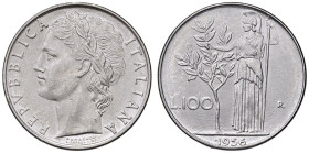 REPUBBLICA ITALIANA - Repubblica Italiana (monetazione in lire) (1946-2001) - 100 Lire 1956 Mont. 6  AC