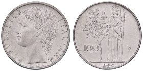 REPUBBLICA ITALIANA - Repubblica Italiana (monetazione in lire) (1946-2001) - 100 Lire 1960 Mont. 10  AC  Ex Inasta 29, lotto 5419