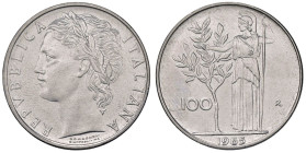 REPUBBLICA ITALIANA - Repubblica Italiana (monetazione in lire) (1946-2001) - 100 Lire 1965 Mont. 15  AC