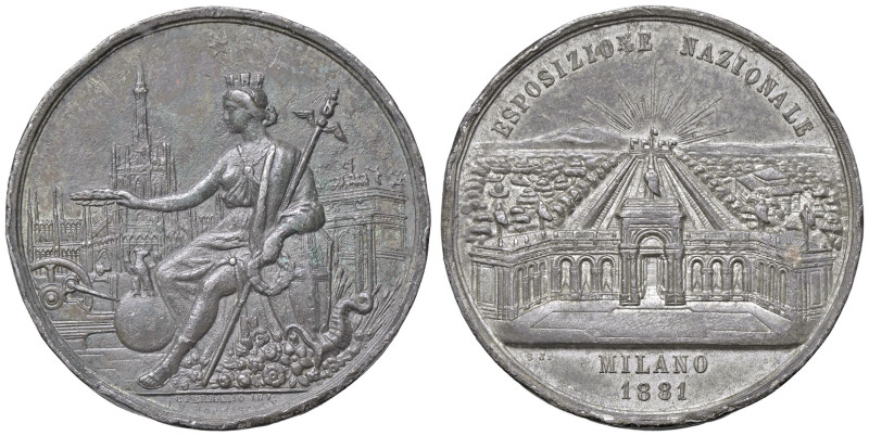 MEDAGLIE - CITTA' - Milano - Medaglia 1881 - Esposizione Nazionale Martini 3174 ...