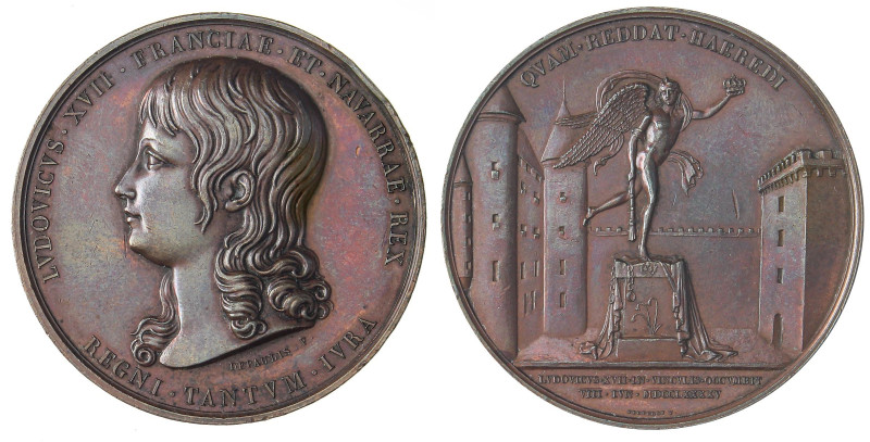 MEDAGLIE ESTERE - FRANCIA - Luigi XVII (1793-1795) - Medaglia 1795 - Per la sua ...