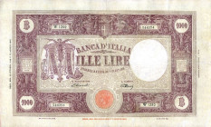 CARTAMONETA - BANCA d'ITALIA - Repubblica Italiana (monetazione in lire) (1946-2001) - 1.000 Lire - Barbetti (testina) 12/10/1946 Alfa 639; Lireuro 51...