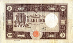 CARTAMONETA - BANCA d'ITALIA - Repubblica Italiana (monetazione in lire) (1946-2001) - 1.000 Lire - Barbetti (testina) 18/01/1947 Alfa 641; Lireuro 51...